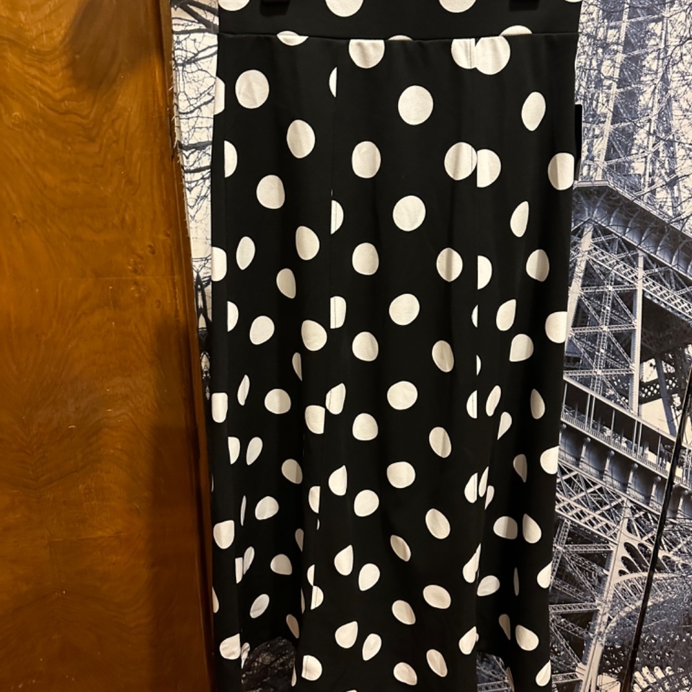 Messini Women’s Polka Dot Flared Skirt - Picture 6 of 7